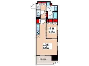 Brillia ist浅草橋の物件間取画像